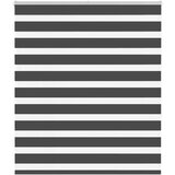 vidaXL idaXL Zebra senčilo črna 130x150 cm tkanina širina 125,9 cm poliester | Shoptok.si