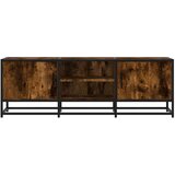 vidaXL TV ormarić dimljeni hrast 120x35x41cm konstruirano drvo i metal | shoptok.hr