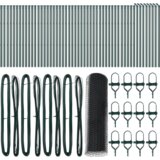 vidaXL heksagonalna ograja siva 0,6x100 m jeklena | Shoptok.si