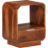  Nočna omarica s predalom 2 kosa masiven palisander 40x30x50cm, (20732558) | Shoptok.si