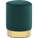 Furnova Stolček temno zelen in zlat žamet, (21954384) | Shoptok.si