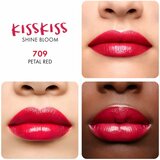 Guerlain KissKiss Shine Bloom bleščečo šminko odtenek 709 Petal Red 3,5 g | Shoptok.si
