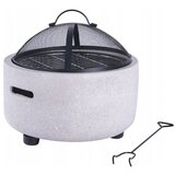  Gardenline vrtno ložište s poklopcem 43 x 38,5 cm sivo | shoptok.hr