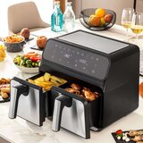  Friteza na Zrak InnovaGoods Fryinn Double 8000 Crna 3400 W 8 L Nehrđajući Čelik | shoptok.hr