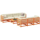  8-dijelni set vrtnih sofa s jastucima masivno drvo duglazije | shoptok.hr