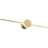 Toolight Okrugla zlatna LED kupaonska zidna svjetiljka 80cm APP844-1W | shoptok.hr