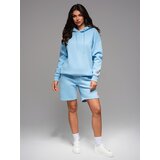 Ombre UNISEX sweatshirt set for couples hoodie + athleisure style shorts | shoptok.hr