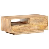  Klubska mizica 90x50x35 cm trden mangov les | Shoptok.si