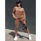 DStreet Komplet damski welurowy URBANVELVET jasnobrązowy Cijene