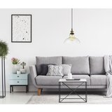  ITALUX MDM-2381/1 GD+AMB - Luster na sajli HUBERT 1xE27/40W/230V | Eponuda.com