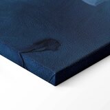  Slika - Ornament in Blue and Cool Colors Dark Blue Decoration 120x80 Na talijanskom platnu | shoptok.hr