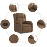 vidaXL Naslanjač iz rjavega blaga, (20929248) | Shoptok.si