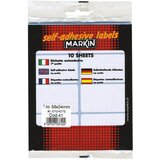  ETIKETE SLEP 56X34MM PK10L MARKIN 10041 BLISTER | Shoptok.si