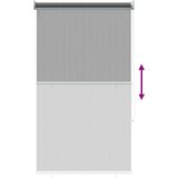  Vanjska roleta 90% blokada UV zraka Svjetlosiva 60 x 230 cm | shoptok.hr
