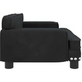  Dječja fotelja crna 70 x 45 x 30 cm baršunasta | shoptok.hr