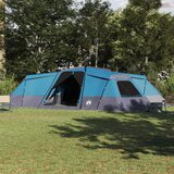  Obiteljski šator s krovom Plava 833 x 585 x 216 cm taft | Eponuda.ba