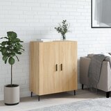 vidaXL Komoda sonoma hrast 69,5x34x90 cm inženirski les | Shoptok.si