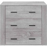  Komoda sivog hrasta sonome 80x33x70 cm od konstruiranog drva Siva | shoptok.hr