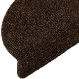  Prostirke za stepenice, samoljepljive, 20 kom, 56x17x3 cm, smeđe, poluokrugle | shoptok.hr