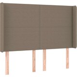  Box spring postelja z vzmetnico LED taupe 140x200 cm blago, (20899809) | Shoptok.si