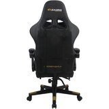 XXXL GAMING STOL kovina, umetna masa, tekstil črna | Shoptok.si