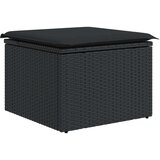  8-dijelni set vrtnih sofa od poliratana s jastucima crni | shoptok.hr