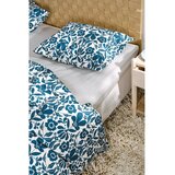 Jotex Tamno plava/krem posteljina za krevet za jednu osobu od organskog pamuka 140x200 cm Selja – | shoptok.hr