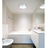 Eglo palermo plafonjera/1, led, 24w, 2100lm, ip44, prom 295, krom/bijela | shoptok.hr