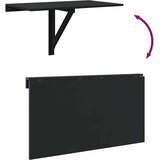  Sklopivi zidni stol crni 100 x 60 x 56 cm od konstruiranog drva | Eponuda.ba