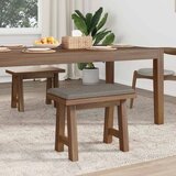  Jastučić za klupu Umjetna koža Siva Dubina 35 cm - Siva 60 x 38 x 6 5 cm | shoptok.hr