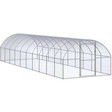  Zunanji kokošnjak 3x10x2 m pocinkano jeklo - - Srebrna - 76 - 3 x 10 x 2 m - 2025- | Shoptok.si
