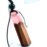 IZMAEL Ogrlica Natur Resin - Ružičasta | shoptok.hr
