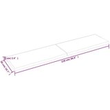  Stenska polica 220x50x(2-6) cm neobdelana trdna hrastovina | Shoptok.si