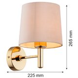  Argon 4727 - Zidno svetlo PONTE 1xE27/15W/230V | Eponuda.com