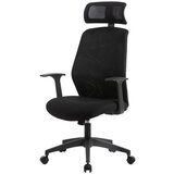 XORA pisarniški stol umetna masa, tekstil črna | Shoptok.si