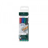Faber-Castell Faber-Castell: Multimark set alkoholnih flomastera - 0,6mm - 4 kom | shoptok.hr