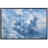  Plakat Ocean in the Air: Waving Clouds Reflecting Morning Light 42x29.7 Crni okvir | shoptok.hr