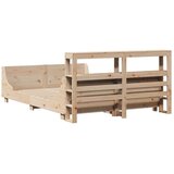 vidaXL Okvir kreveta bez madraca 120 x 200 cm od masivne borovine | shoptok.hr