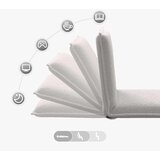 Podesivi podni naslonjač Svjetlosiva Vuna | shoptok.hr