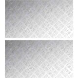  Stepenica Pravokutni 2 pcs Srebrno 90 x 50 cm Aluminij | shoptok.hr