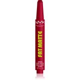 NYX Professional Makeup Fat Matte balzam za ustnice z mat učinkom Scarlet Snuggles 2 g | Shoptok.si