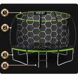  Profilirani vrtni trampolin Neo-Sport 12 ft / 374 cm s unutarnjom zaštitnom mrežom | shoptok.hr