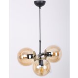Squid Lighting Žuta /crna viseća svjetiljka sa staklenim sjenilom ø 15 cm Cascade – Cijene