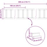  Zaštita od snijega za krov Antracit 300 x 2,5 x 20 cm Čelik | shoptok.hr