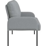  Sofe s jastukom 110cm Svijetlo siva Šperploča | shoptok.hr