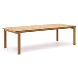 Kave Home Vrtna jedilna miza iz hrastovega lesa 102x220 cm Icaro - Cene