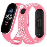  Pašček za uro xiaomi mi band 5 in 6 - roza bel Cene