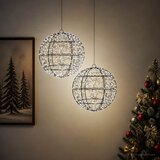  Božićni vrh svjetla 2 kom. 600 LED lampica Hladno bijela | shoptok.hr