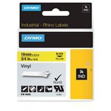 Dymo Trak Rhino Vinyl 18433, 19 mm / 5.5 m (črno/rumen), original Cene