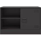 TV ormarić crni 67 x 39 x 44 cm čelični | Eponuda.com